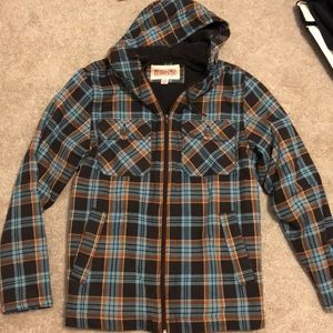 Fleece lined jacket